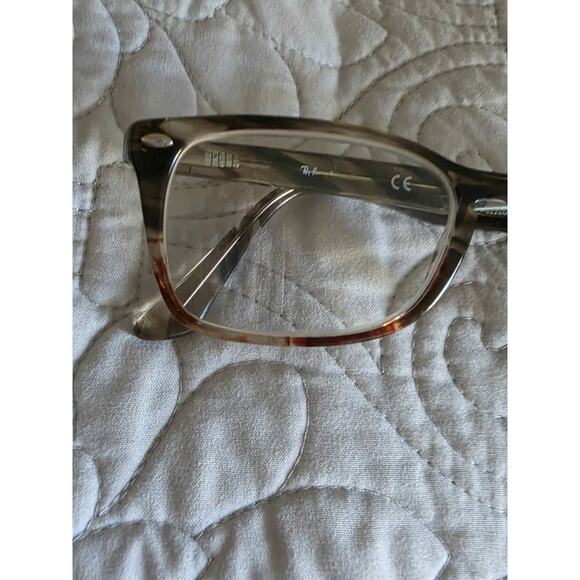Ray Ban Eyeglasses Frame RB5228M-5837 Women's Brown Marble Full Rim 54-17-145 - Picture 8 of 8